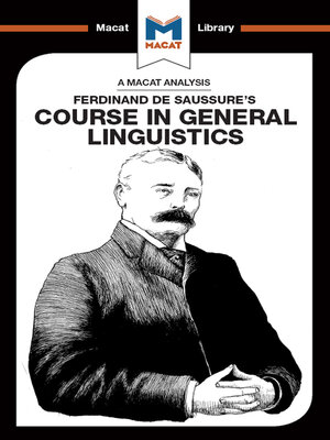 cover image of An Analysis of Ferdinand de Saussure's Course in General Linguistics